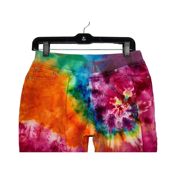 Boston Proper Colorful Tie-Dye Skinny Pants - Picture 2 of 7